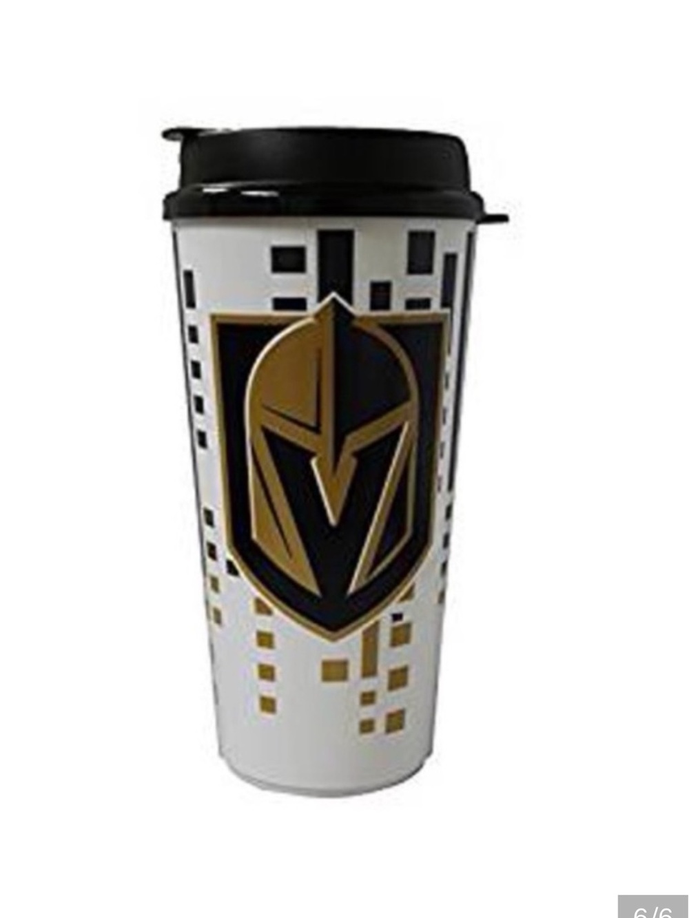 Bundle 6 Pcs  Las Vegas Golden  Knights Travel Plastic Tumbler Hockey New